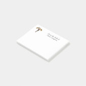 Roodharig Steampunk Drakenmeisje  Post-it® Notes (Schuin)