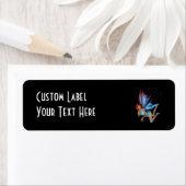 Roodharige 3D Pixie - Paarse & Blauwe Etiket (Insitu)