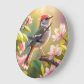 Roodharige Buff Borst Zanger Fantasie Vogel Grote Klok (Hoek)