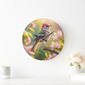 Roodharige Buff Borst Zanger Fantasie Vogel Grote Klok (Huis)