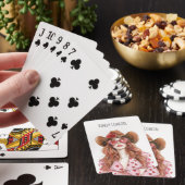 Roodharige Cowgirl Pokerkaarten (Insitu)
