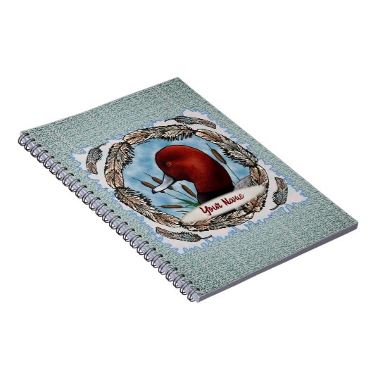 roodharige eend notitieboek (Rechterzijde)