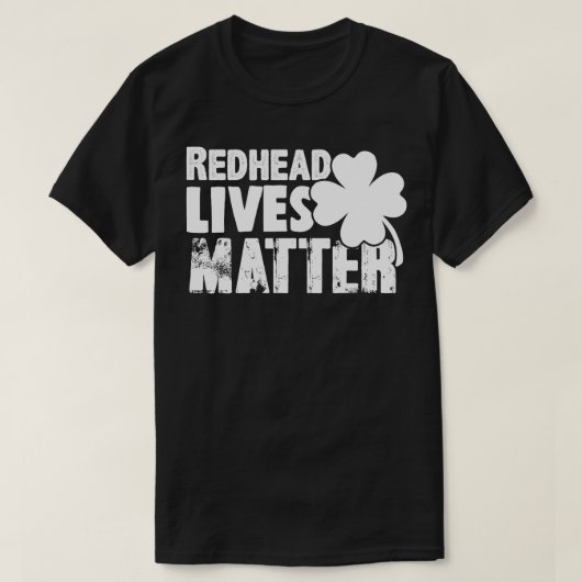 Roodharige feestelijke St Patricks Dag T-shirt (Design voorkant)