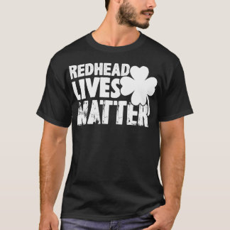 Roodharige feestelijke St Patricks Dag T-shirt