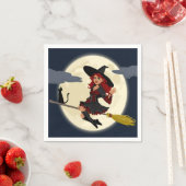 ROODHARIGE HALLoween Heks Servet (Insitu)