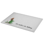 Roodharige Hiker Rugzak Pinup Meisje Quote Snijplank (Hoek)