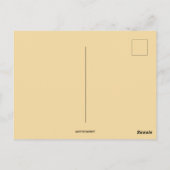 roodharige Ier met hoge hoed Briefkaart (Achterkant)