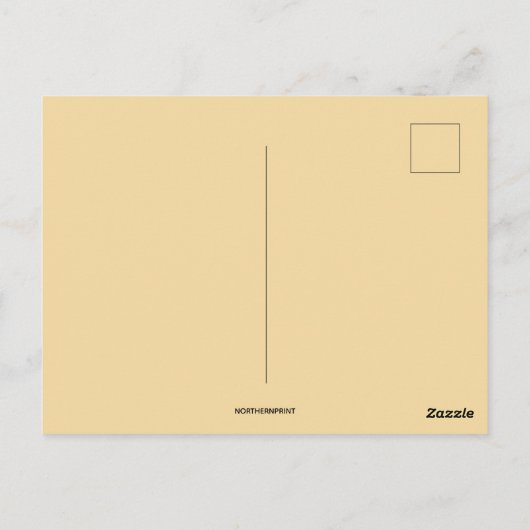 roodharige Ier met hoge hoed Briefkaart (Achterkant)