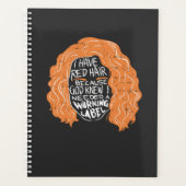 Roodharige -  Ik Heb Rood Haar Planner (Voorkant)
