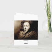 ROODHARIGE IN de SPIEGEL (c) 1994 S.Tammany Feestdagen Kaart (Achterkant)