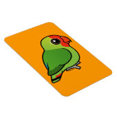 Roodharige Lovebird Magneet (Rechterzijde)