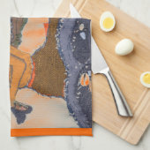 Roodharige middeleeuwse zeemeermin door Alexandra Theedoek (Quarter Fold)