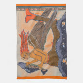 Roodharige middeleeuwse zeemeermin door Alexandra Theedoek (Verticaal)