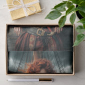 roodharige piraat | Stormy Zeeen Art Decoupage Tissuepapier (Geschenk)