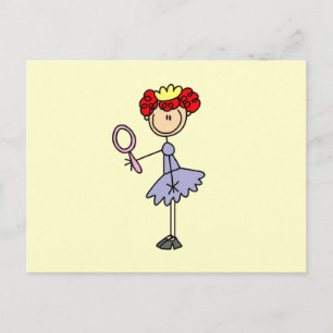 roodharige prinses briefkaart