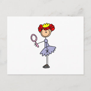roodharige prinses briefkaart
