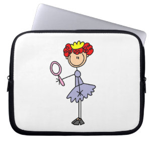 roodharige prinses laptop sleeve
