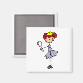 Roodharige Prinses Magneet (Voorkant / Achterkant)