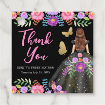 Roodharige Prinses Mexicaanse Bloem Jurk Sweet 16