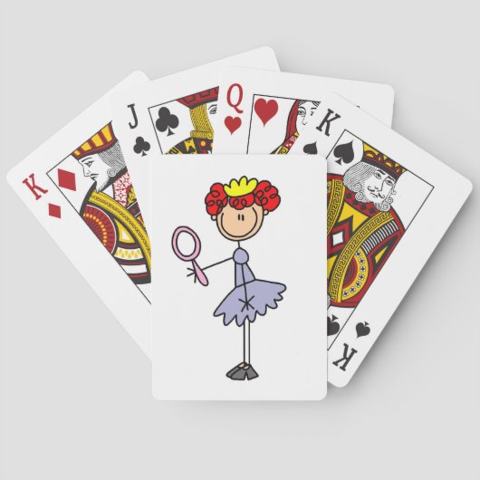 Roodharige Prinses Pokerkaarten (Achterkant)