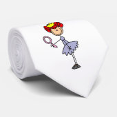 Roodharige Prinses Stropdas (Opgerold)