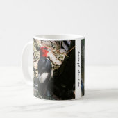 roodharige specht-koffie-Mok Koffiemok (Voorkant links)