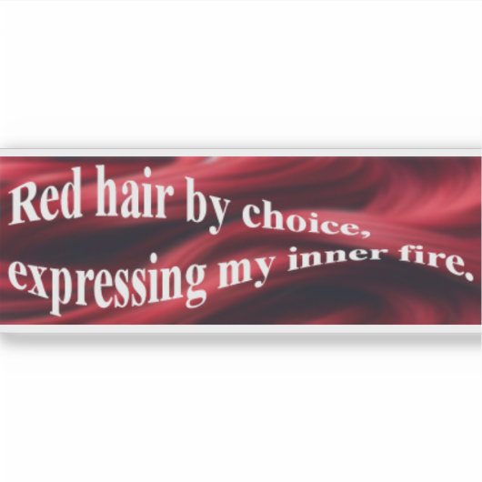 Roodharige Sticker 1 (Voorkant)