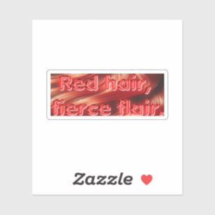 Roodharige Sticker 2