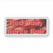 Roodharige Sticker 2 (Voorkant)