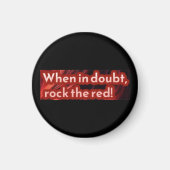 Roodharige Sticker 4 Magneet (Voorkant)