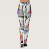 roodharige tantrika zeemeermin leggings (Achterkant)