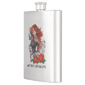 Roodharige Vrouw Tattoos Flacon (Links)