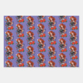 Roodharige Vrouw Tattoos Inpakpapier Vel (Voorkant 2)