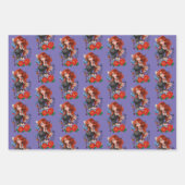 Roodharige Vrouw Tattoos Inpakpapier Vel (Voorkant)