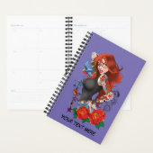 Roodharige Vrouw Tattoos Planner (Display)