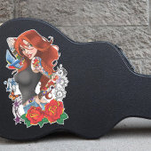 Roodharige Vrouw Tattoos Sticker