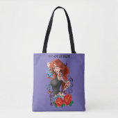 Roodharige Vrouw Tattoos Tote Bag (Voorkant)