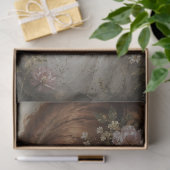 Roodharige Vrouw Vos Pioen Decoupage Tissuepapier (Geschenk)