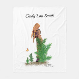 Roodharige Wandelaar Rugzak Pinup Meisje Fleece De Deken