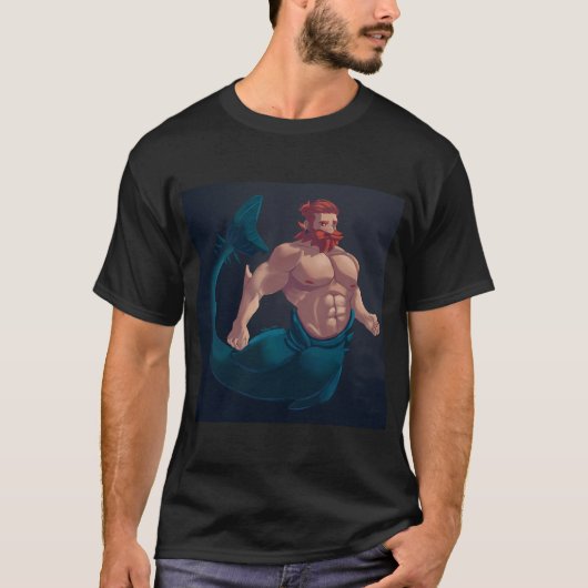 roodharige zeemeerman t-shirt (Voorkant)