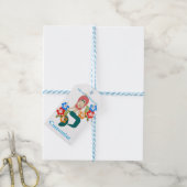 Roodharige Zeemeermin Prinses Thunder_Cove Cadeaulabel (Met Touw)