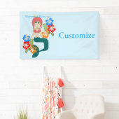 Roodharige Zeemeermin Prinses Thunder_Cove Spandoek (Insitu)