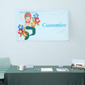 Roodharige Zeemeermin Prinses Thunder_Cove Spandoek (Beurs)