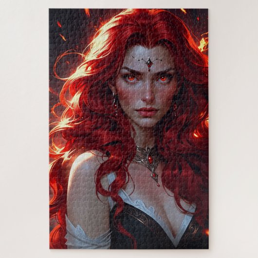 roodharige zure haren legpuzzel (Verticaal)