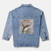 Roodharigen hebben meer Leuke Fotografische Hagedi Denim Jacket (Achterkant)