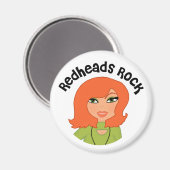 Roodharigen Rotsmagneet Magneet (Voorkant / Achterkant)