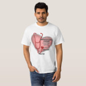 roodhart orthopedisch verpleegkundige t-shirt (Voorkant volledig)