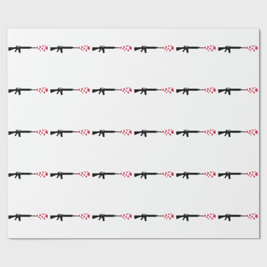 Roodharten Cadeaupapier (Vlak)