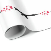 Roodharten Cadeaupapier (Rol Hoek)