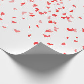 Roodharten overal cadeaupapier (Hoek)